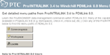 Pro/INTRALINK 3.4 to PDMLink 8.0 Menu Mapper