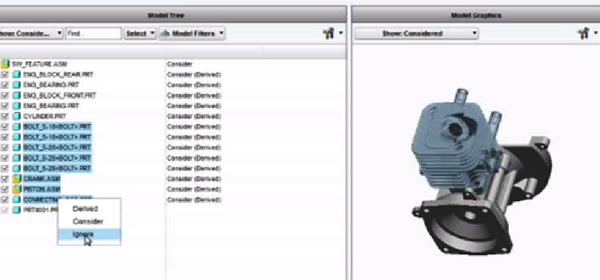 Shrinkwrap in Creo Parametric