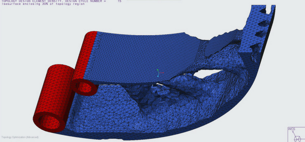 Creo calculates best design in new topology optimization extension