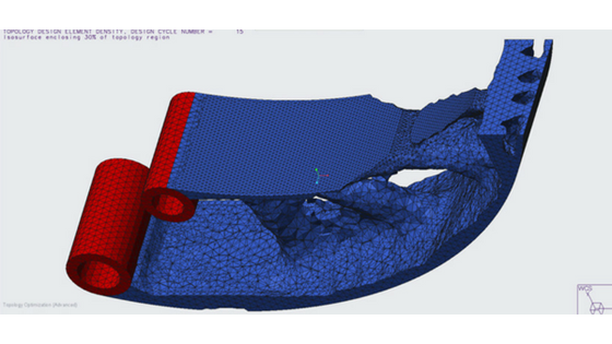 Topology study in Creo 5.0