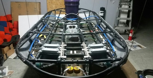 Prototype of hyperloop pod frame