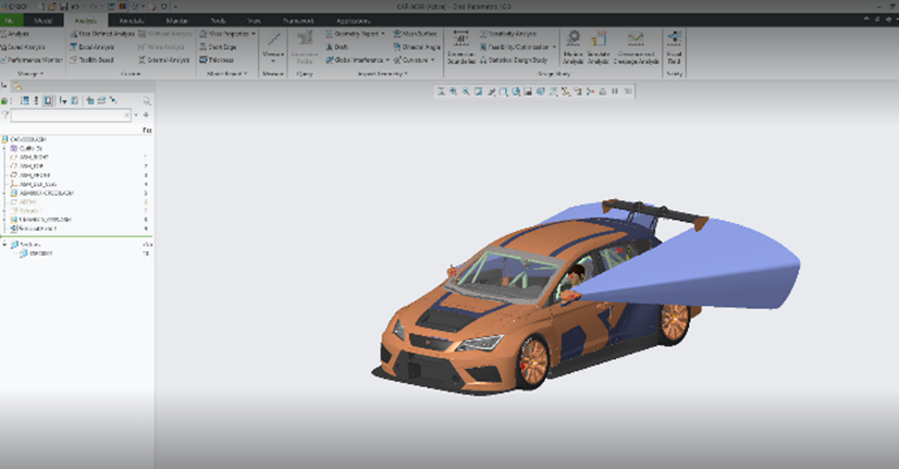 With Creo 10, account for the uniqueness of users with updated visual field reflection analysis.