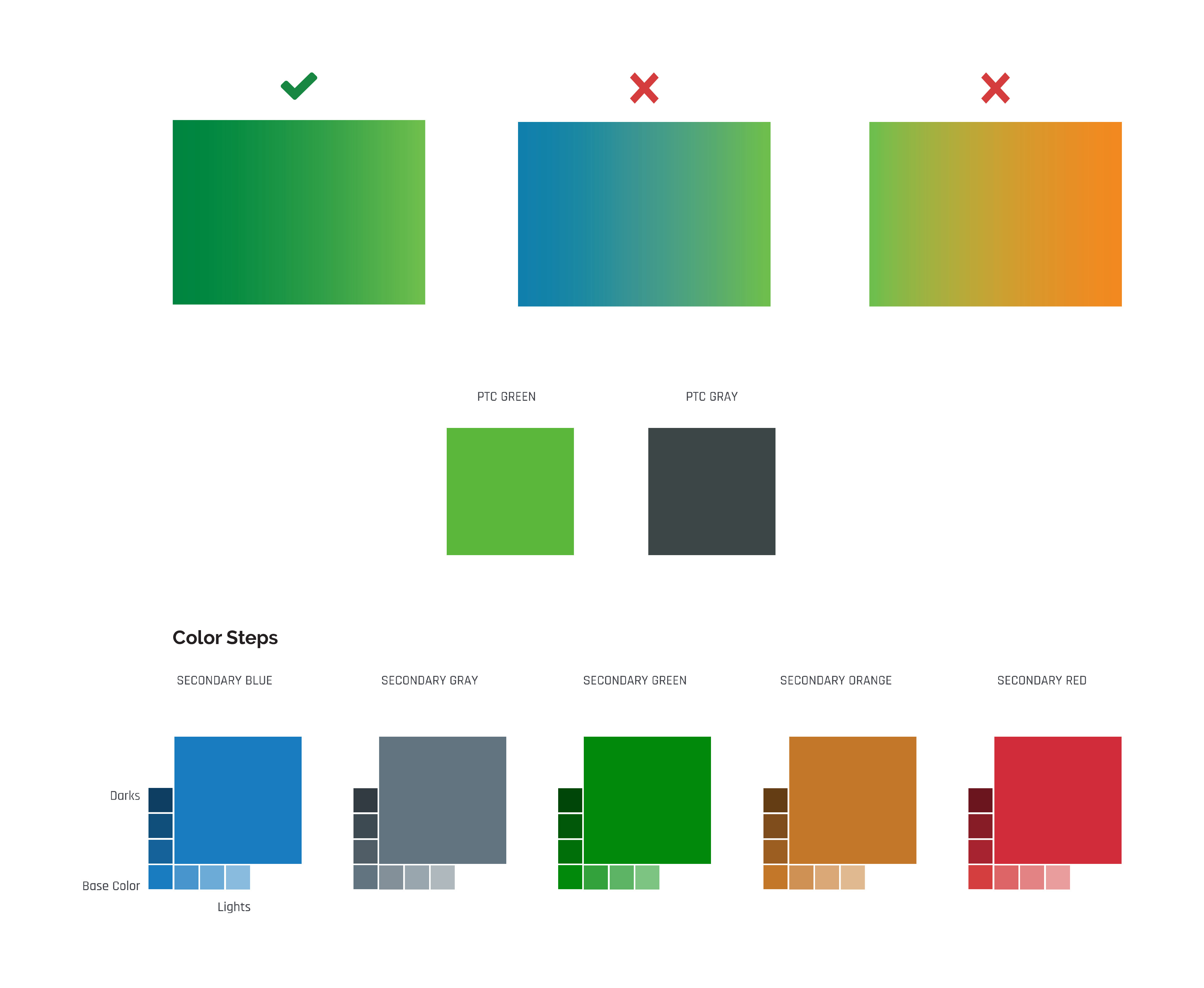 Gradient Rules Design Elements Our Visual System PTC Brand Guide