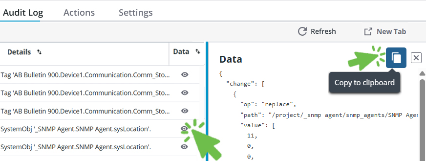 Audit Log Data