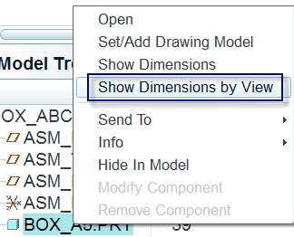 pro e models with dimensions