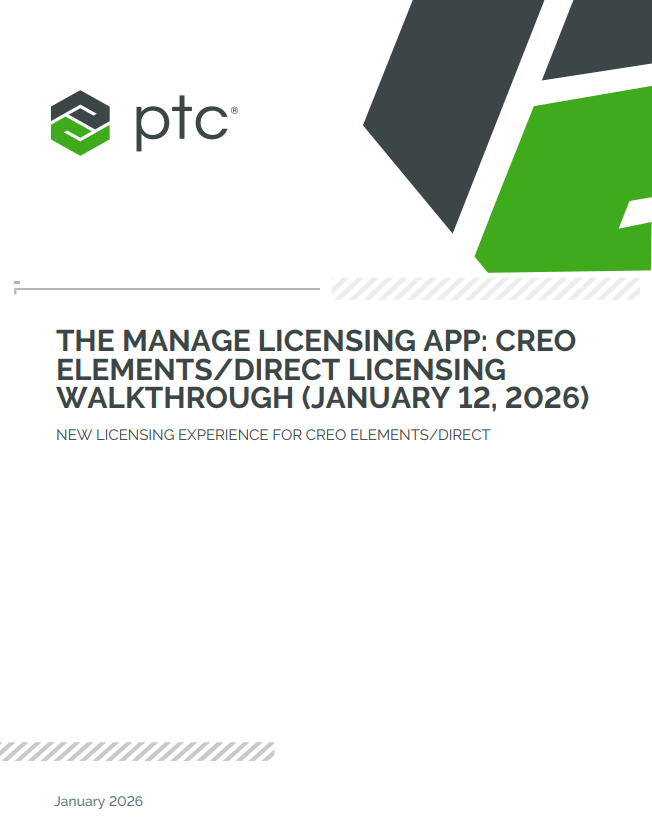 Creo Elements Direct Walkthrough