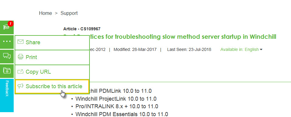 Subscribe to this article