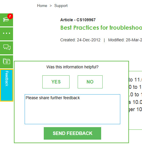 Article Feedback Widget